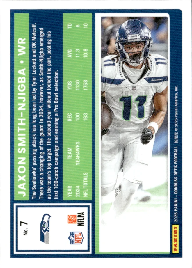 Jaxon Smith-Njigba card back
