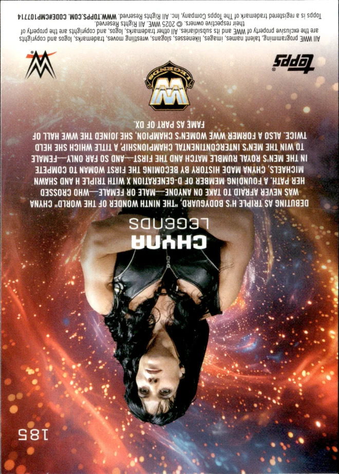 Chyna card back