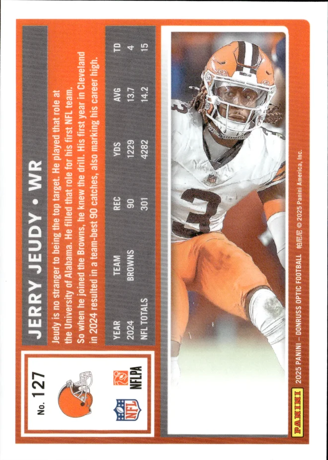 Jerry Jeudy card back