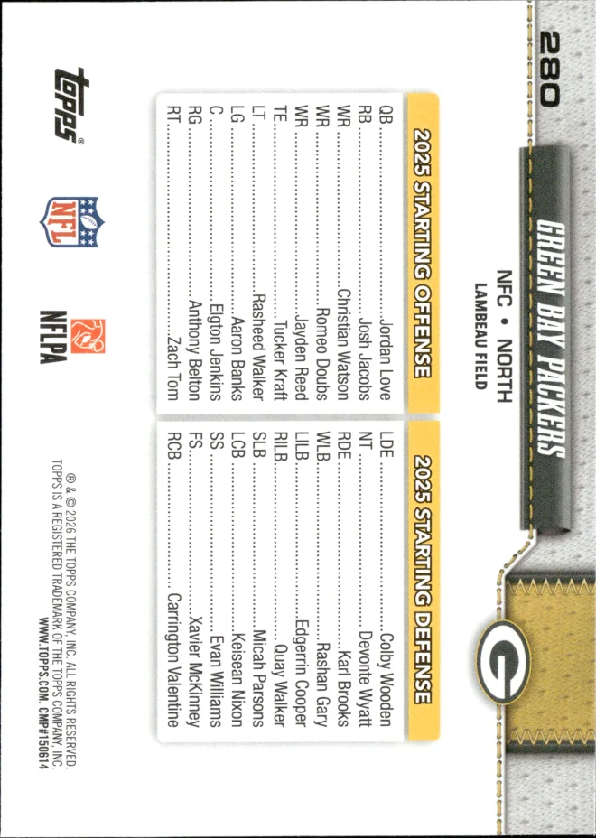 Card 20 card back