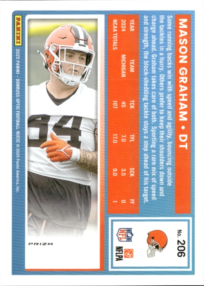 Mason Graham card back