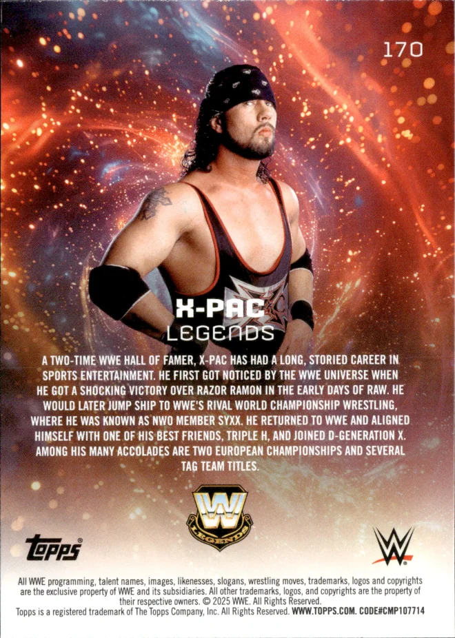 X-Pac card back