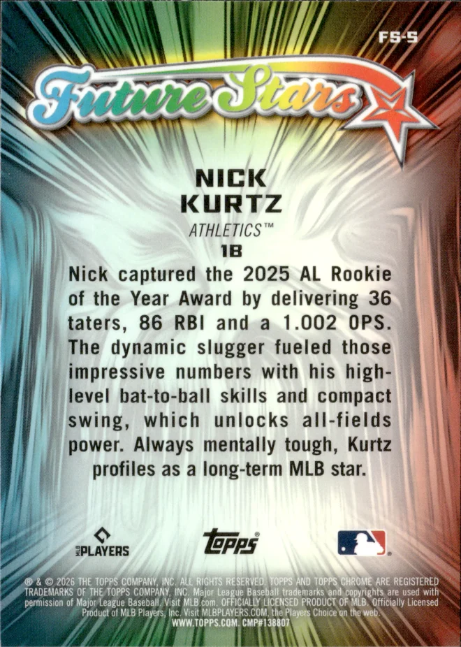Nick Kurtz card back