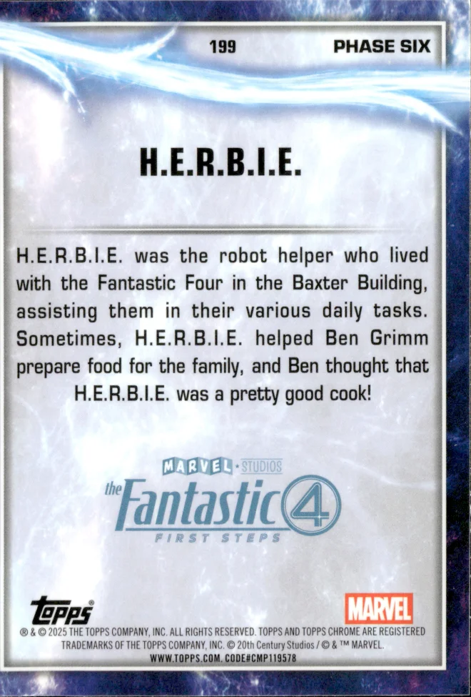 H.E.R.B.I.E. card back