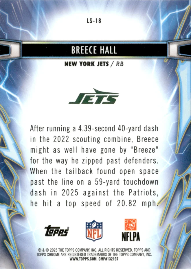 Breece Hall card back