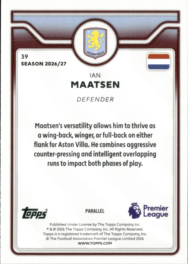 Ian Maatsen card back