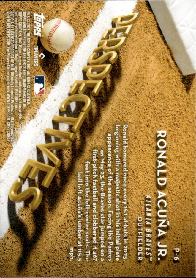 Ronald Acuña Jr. card back