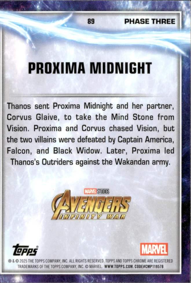 Proxima Midnight card back