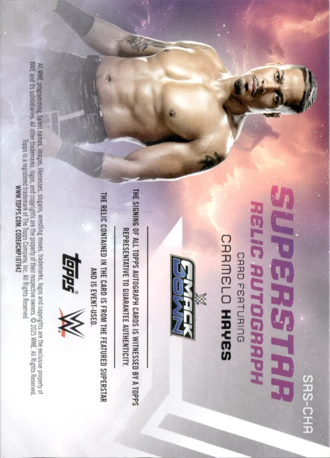 Carmelo Hayes card back