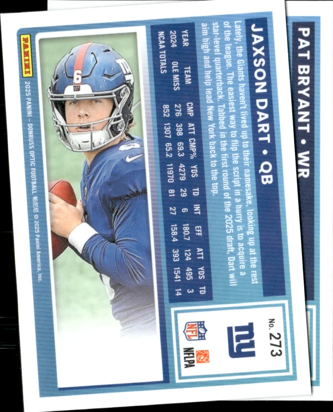 Pat Bryant card back