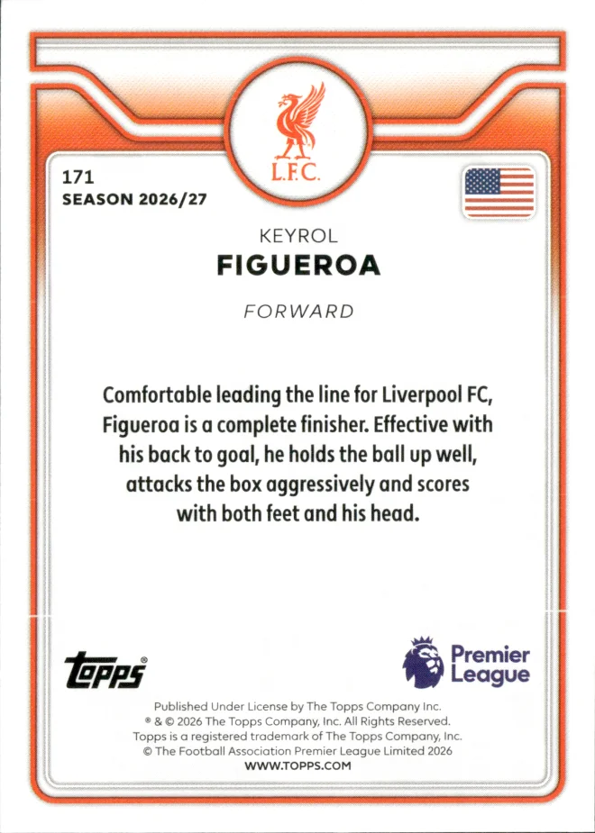 Keyrol Figueroa card back