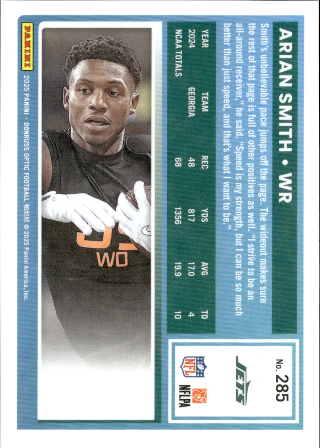 Arian Smith card back