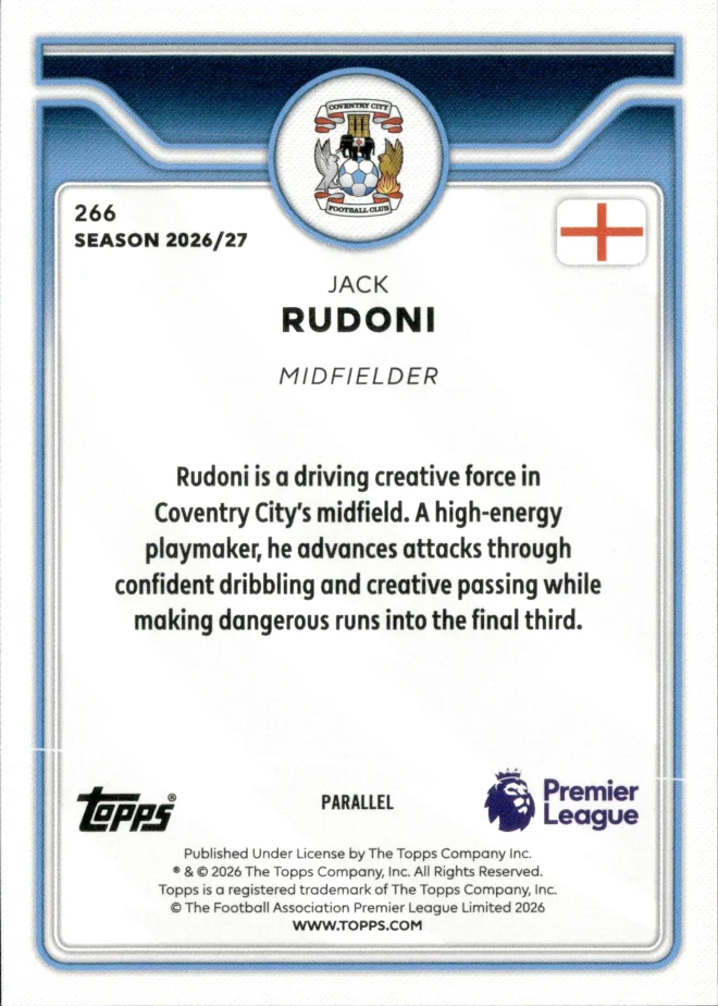 Jack Rudoni card back
