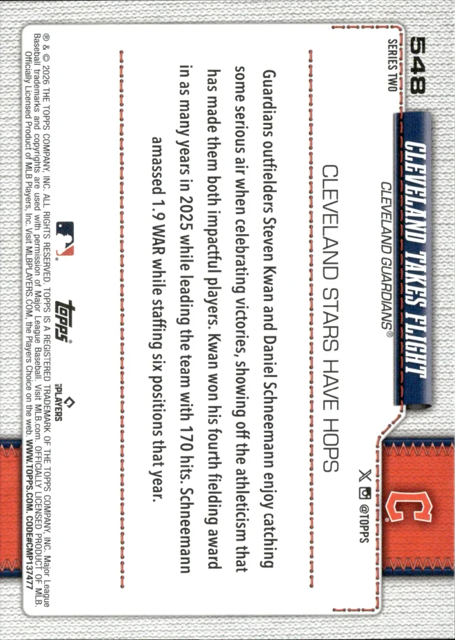 Cleveland Takes Flight card back