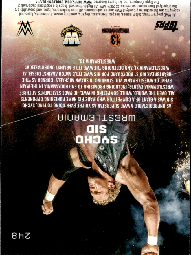 Sycho Sid card back
