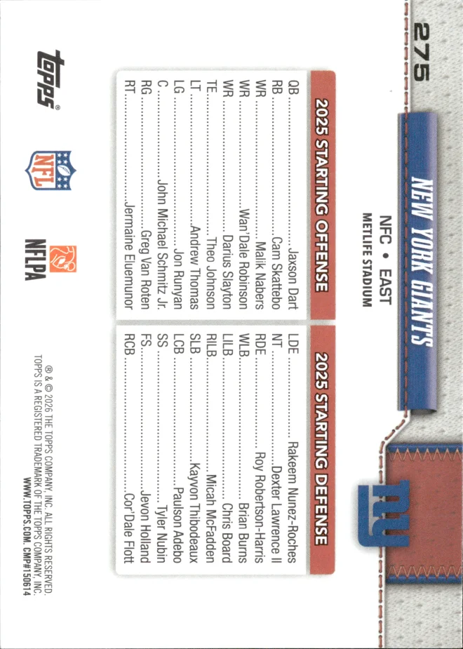 Card 1 card back