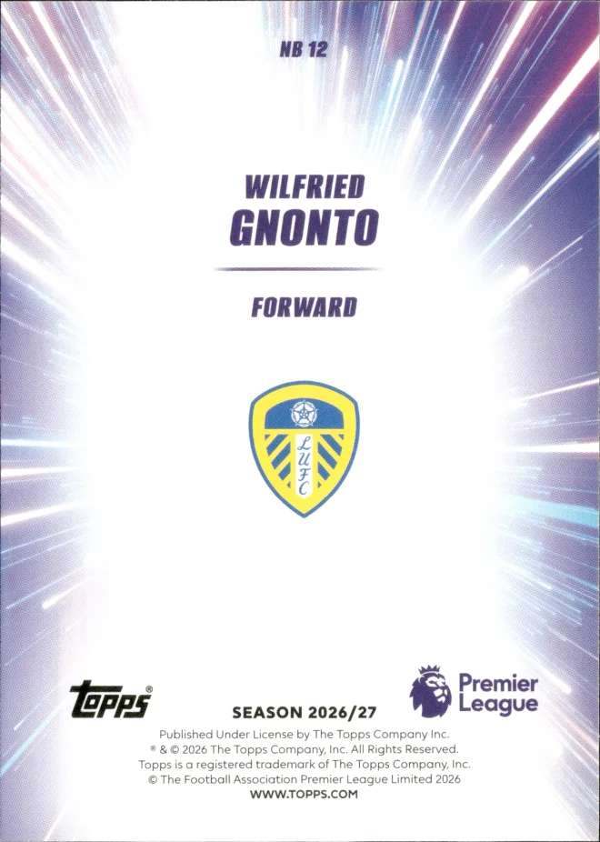 Wilfried Gnonto card back