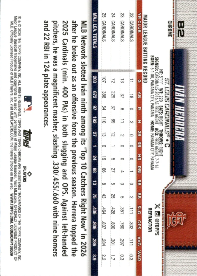 Iván Herrera card back