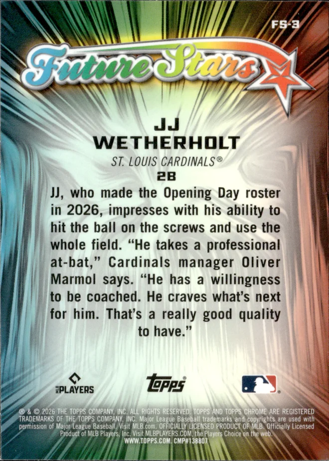 JJ Wetherholt card back