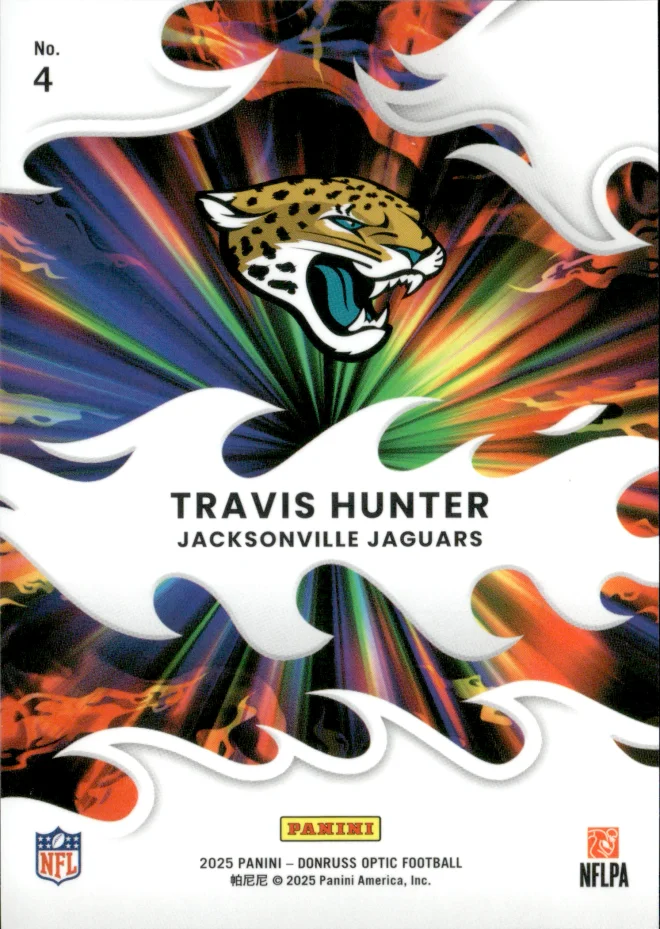 Travis Hunter card back