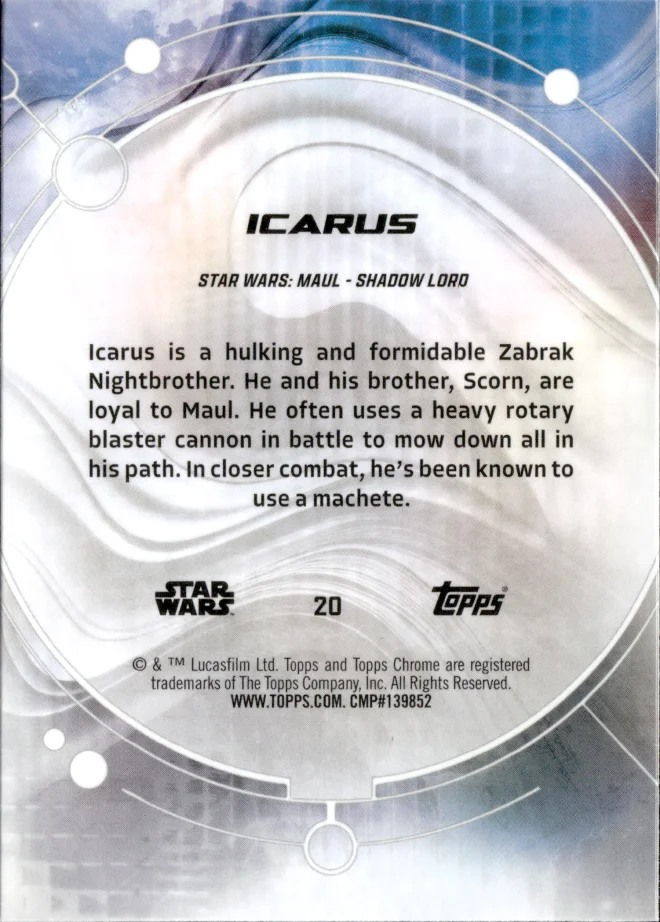 Icarus card back