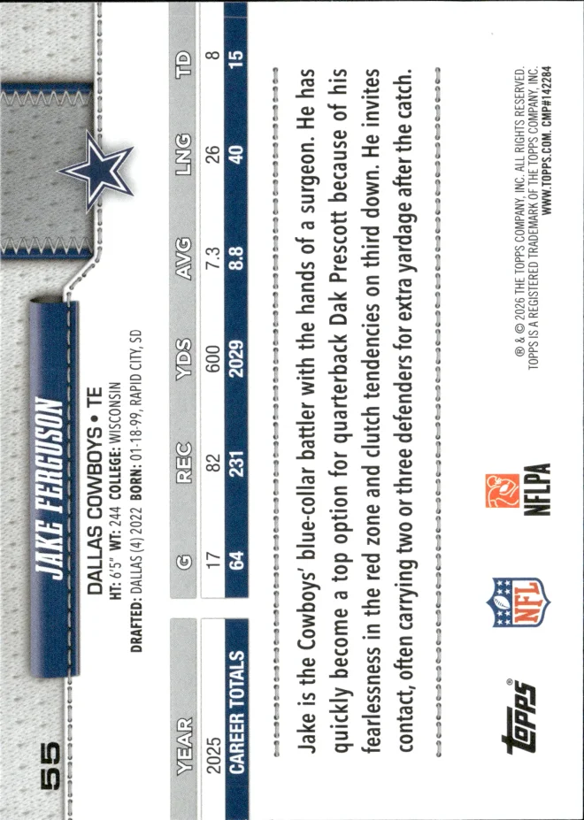 Jake Ferguson card back