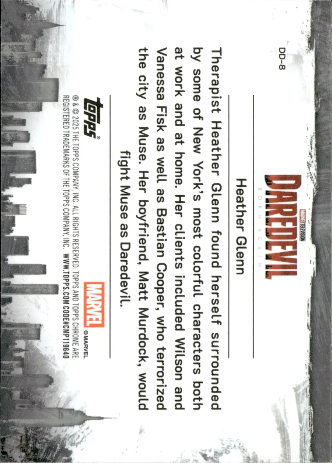 Heather Glenn card back