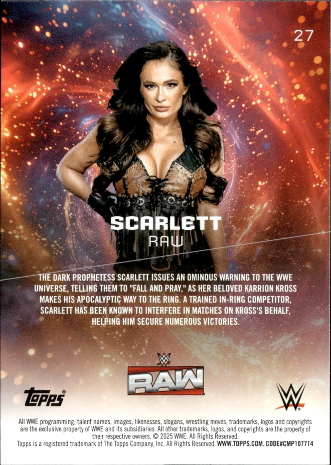 Scarlett card back