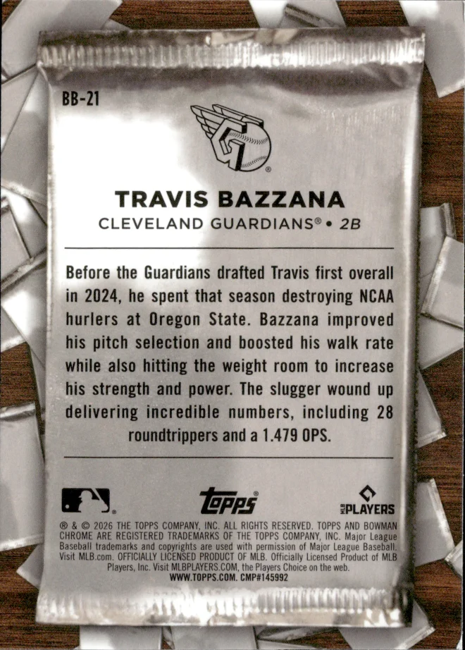 Travis Bazzana card back