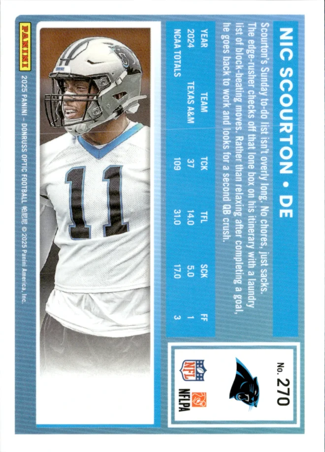 Nic Scourton card back
