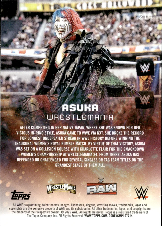 Asuka card back