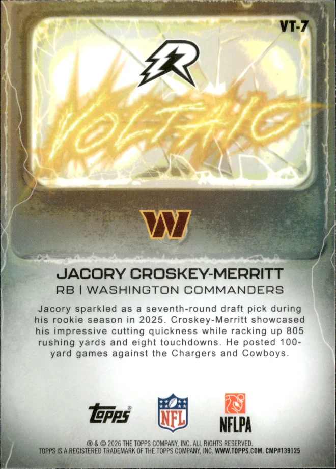 Jacory Croskey-Merritt card back