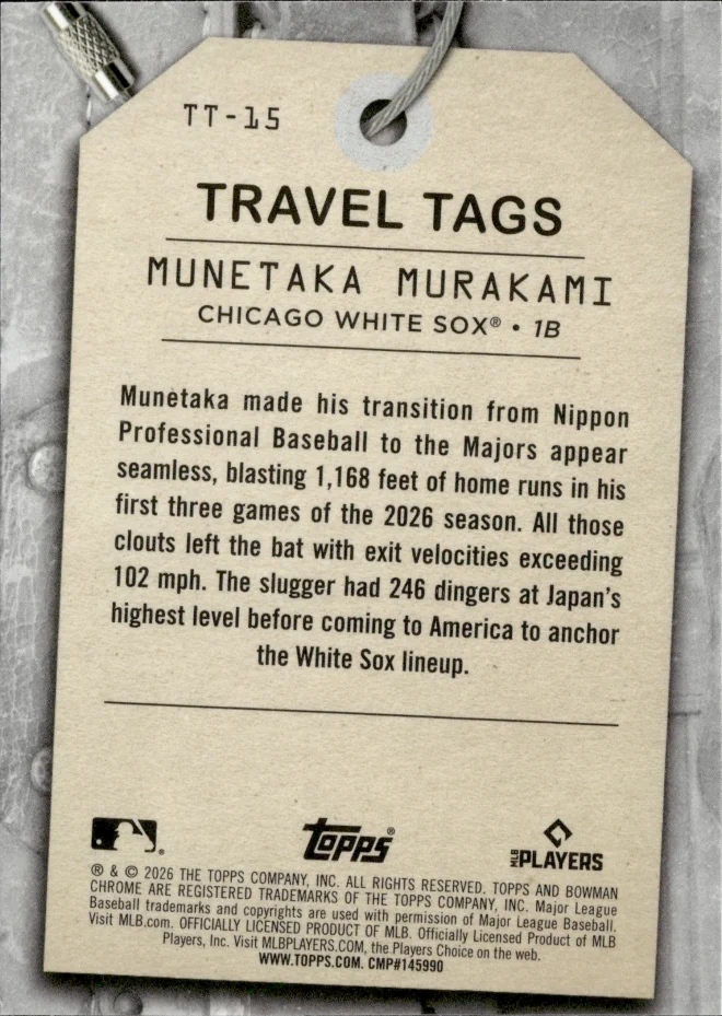Munetaka Murakami card back