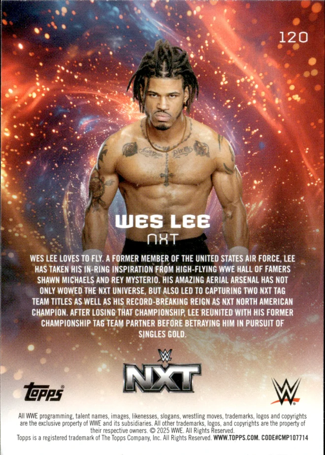 Wes Lee card back