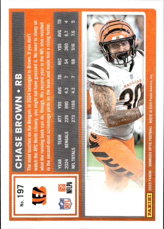 Chase Brown card back