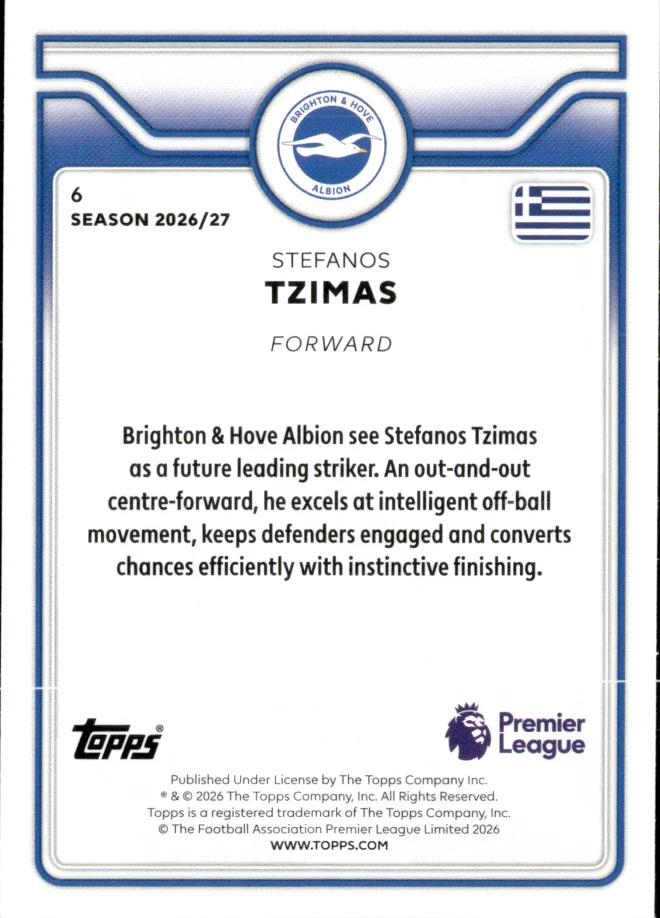 Stefanos Tzimas card back