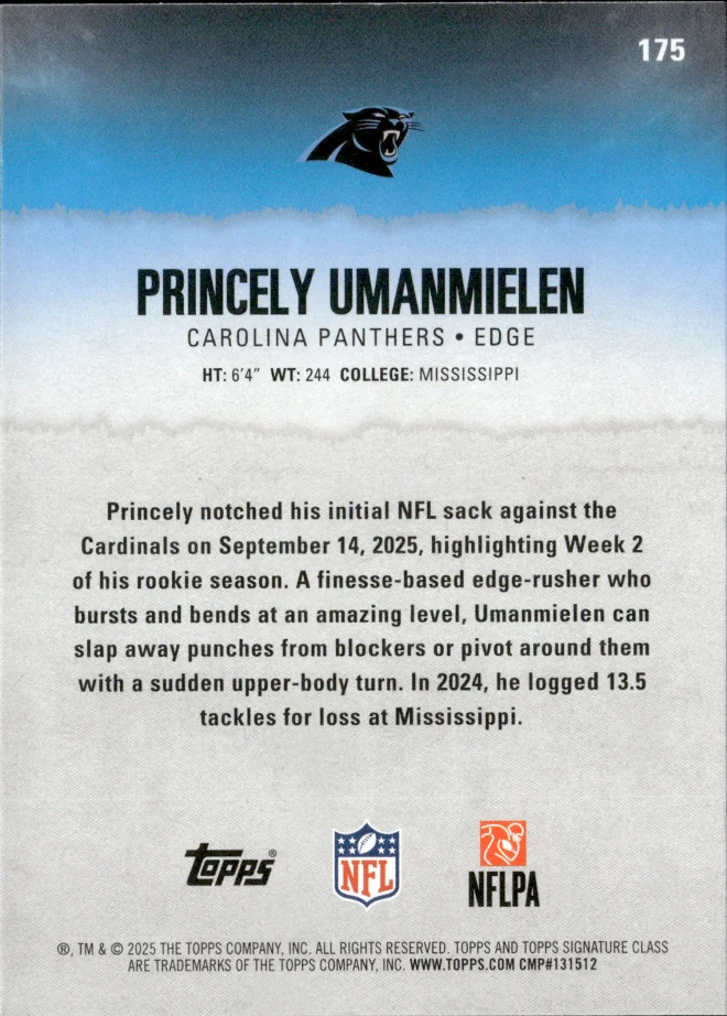 Princely Umanmielen card back