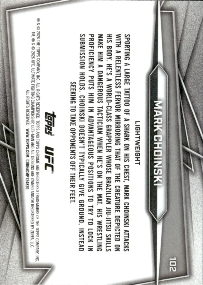 Mark Choinski card back
