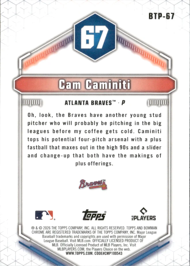 Cam Caminiti card back