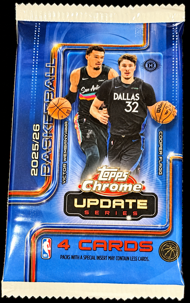 2025-26 Topps Chrome Update Basketball Hobby Box - Pack