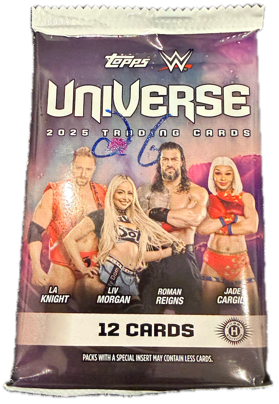 2025 Topps Universe WWE Hobby Box - Pack