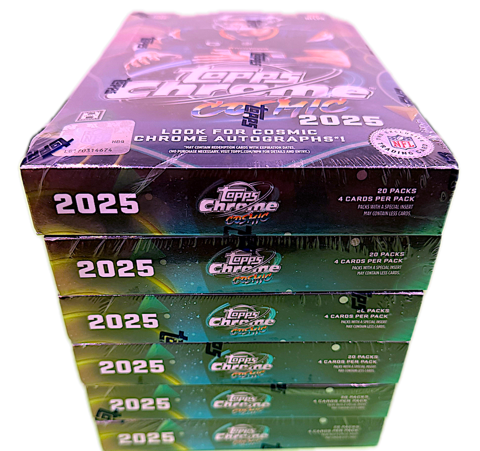 2025 Topps Cosmic Chrome Football Hobby 6 Box Team Break