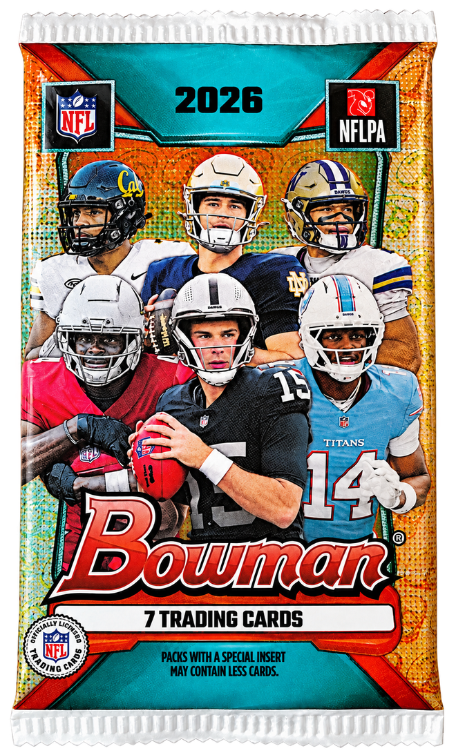 2026 Bowman Football Flagship Mega Box - Pack
