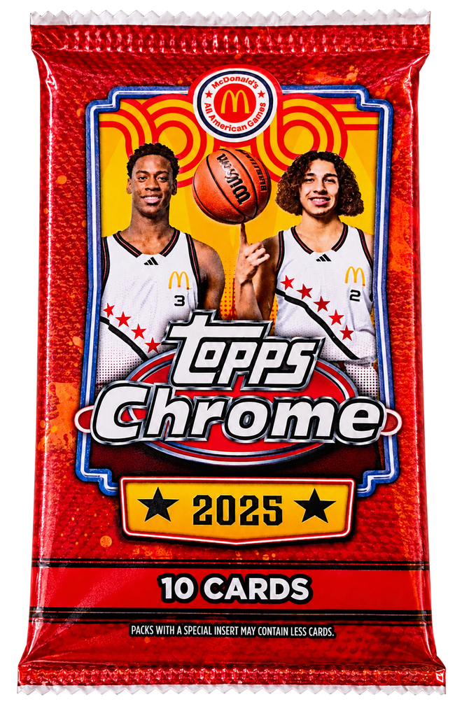 2025 Topps Chrome McDonald's All American Games Mega Box - Pack