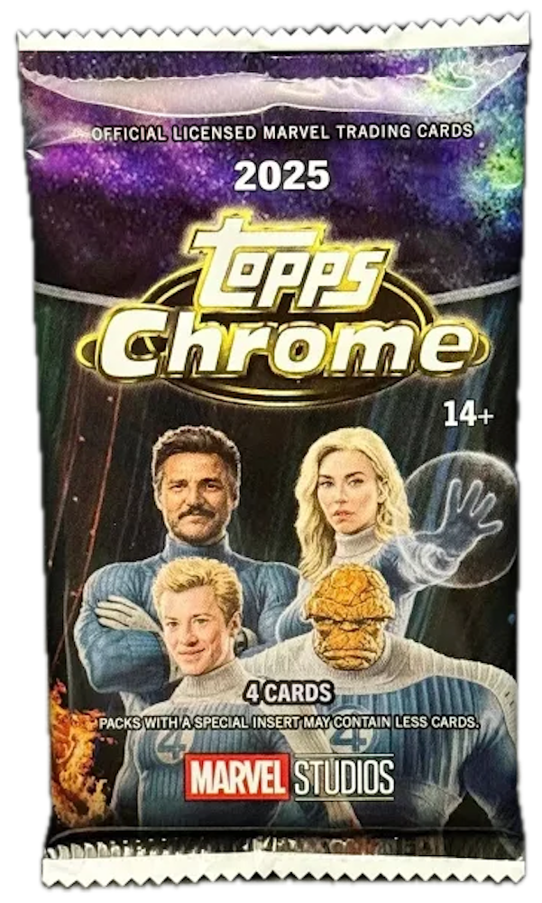 2025 Topps Chrome Marvel Studios Value Box - Pack