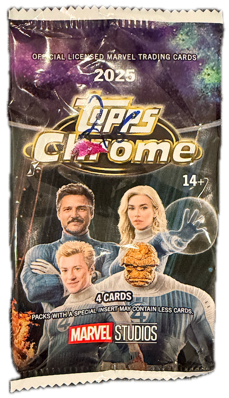 2025 Topps Chrome Marvel Studios Value Box - Pack