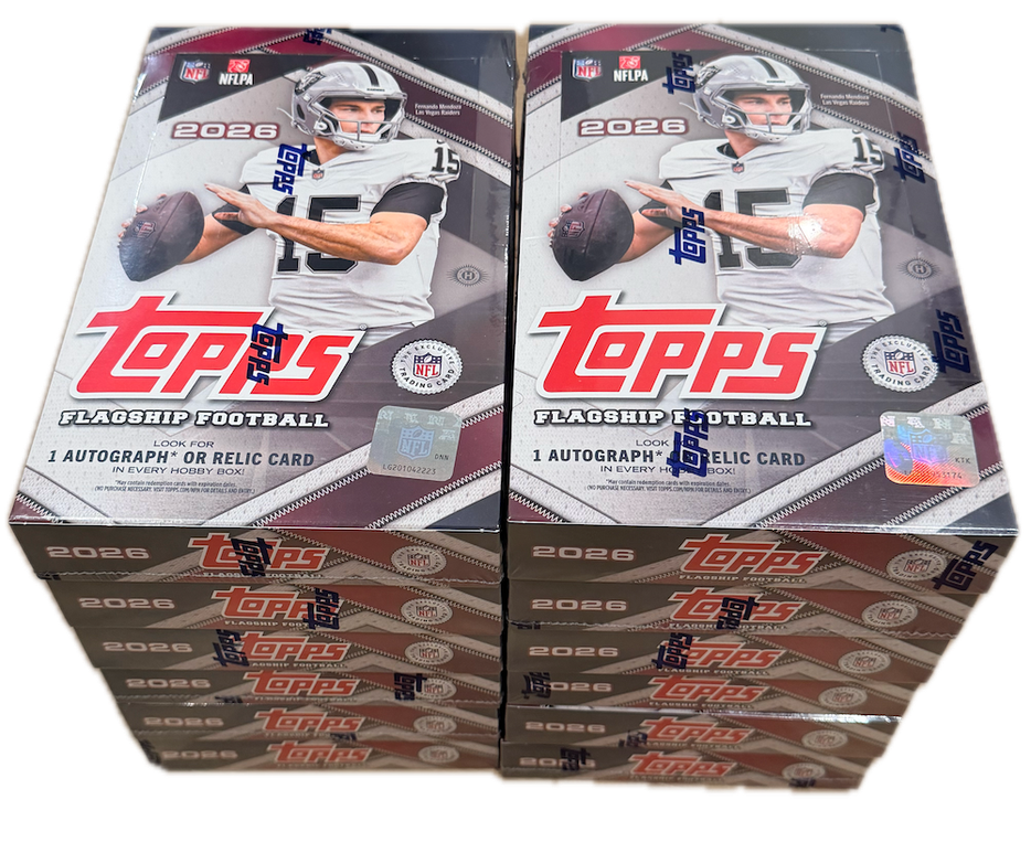 2026 Topps Flagship Football Hobby Full Case Team Break