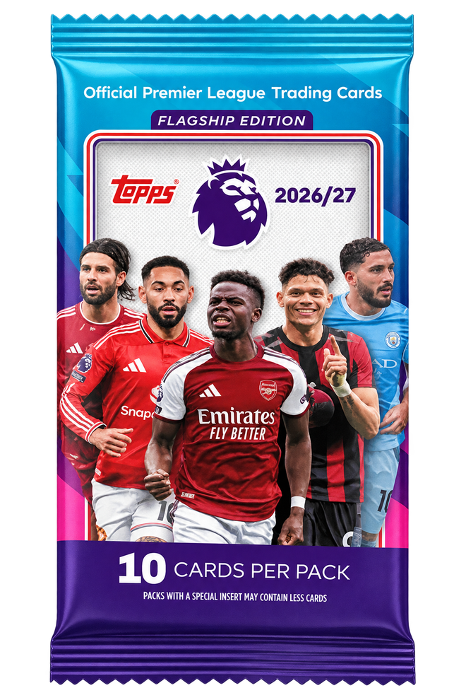 2026/27 Topps Premier League Flagship Value Box - Pack