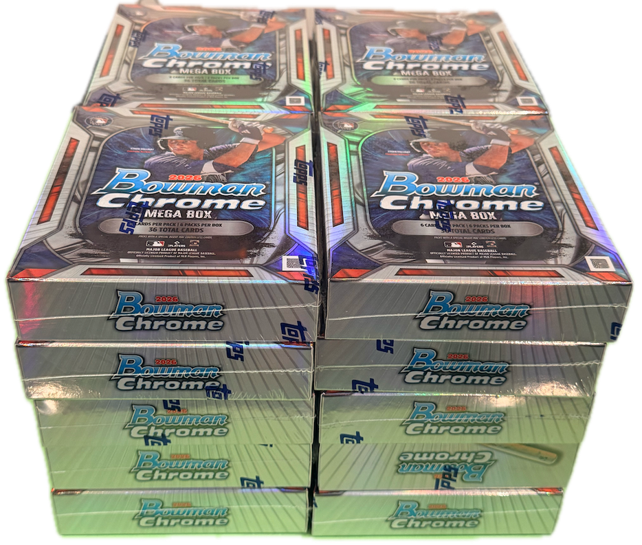 2026 Bowman Chrome Baseball Mega Box Full Case Team Break