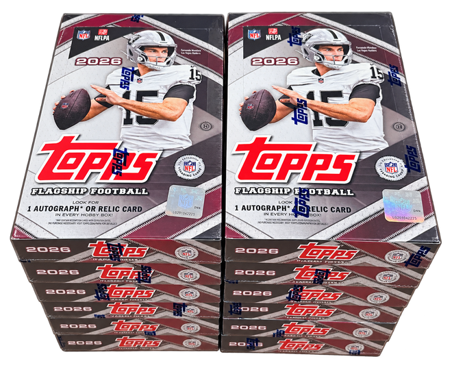 2026 Topps Flagship Football Hobby Full Case Team Break #2